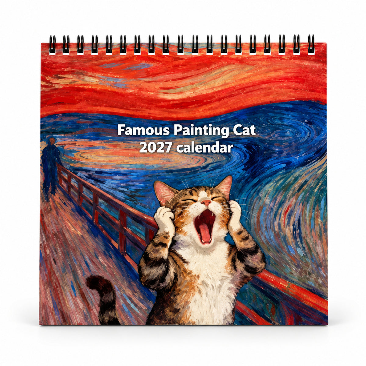 Gift More Daily Smiles 🎁😹 2027 Cat Art Calendar (offer)