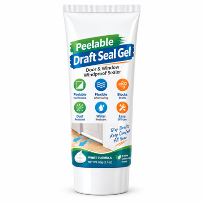 Stop Chilly Drafts 🌬️🪟 White Peelable Gap Sealant