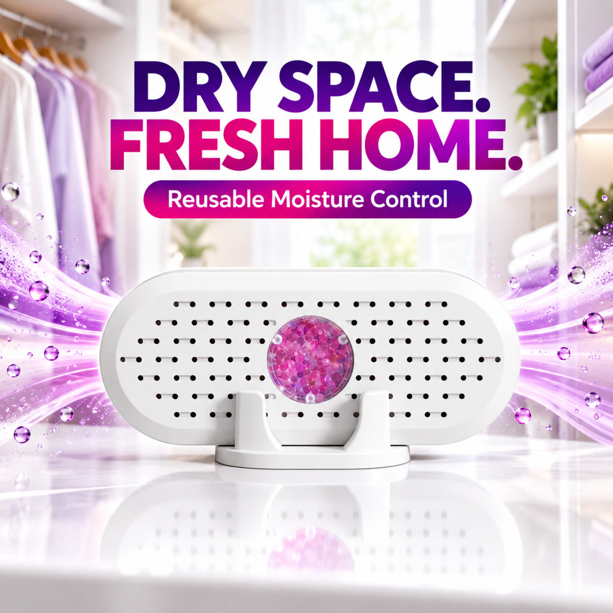 Small-Space Dryness Pick 💧♻️ Mini Reusable Household Dehumidifier