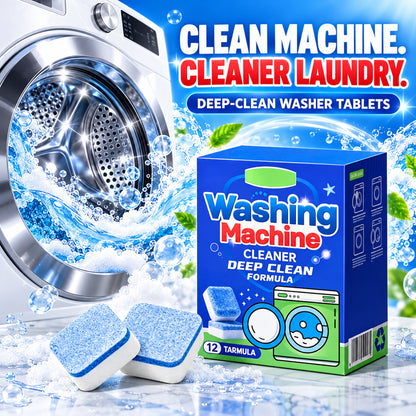 Fresh-Washer Essential — Deep Clean Washing Machine Tablets 🧼🌀