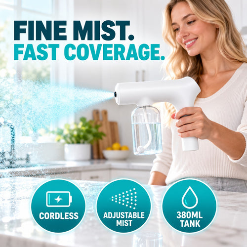 Clean More, Cord-Free — Cordless Nano Spray Gun 💨🔋