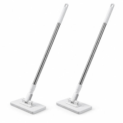 Whole-Home Cleaning Made Easy — Reusable Cloth Flat Mop