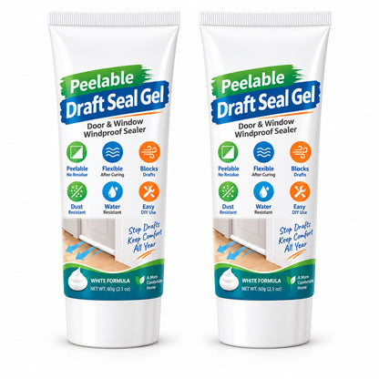 Stop Chilly Drafts 🌬️🪟 White Peelable Gap Sealant