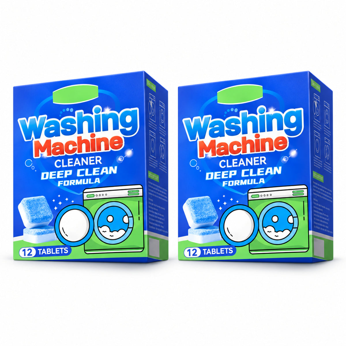 Fresh-Washer Essential — Deep Clean Washing Machine Tablets 🧼🌀