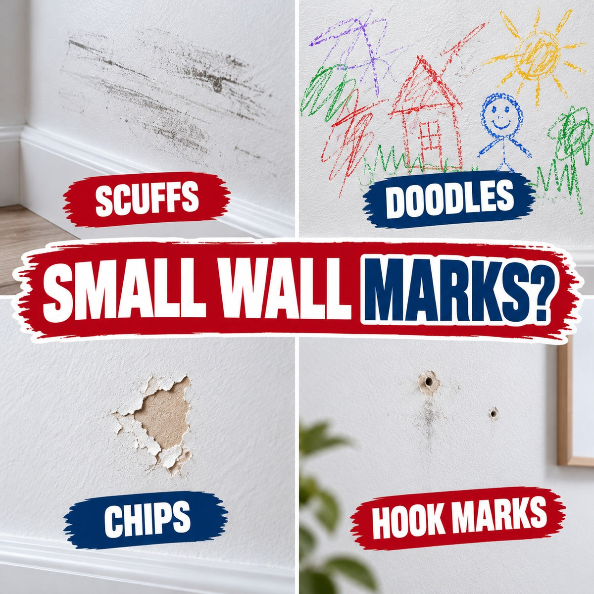 Easy DIY Touch-Ups 🎨🧽 Roll-On Wall Repair Paint