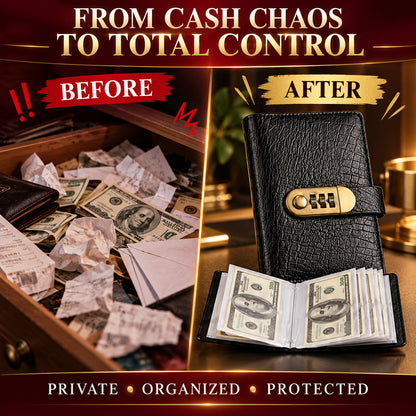 Start Saving Smarter 🔒💵 Password-Lock Cash Savings Binder