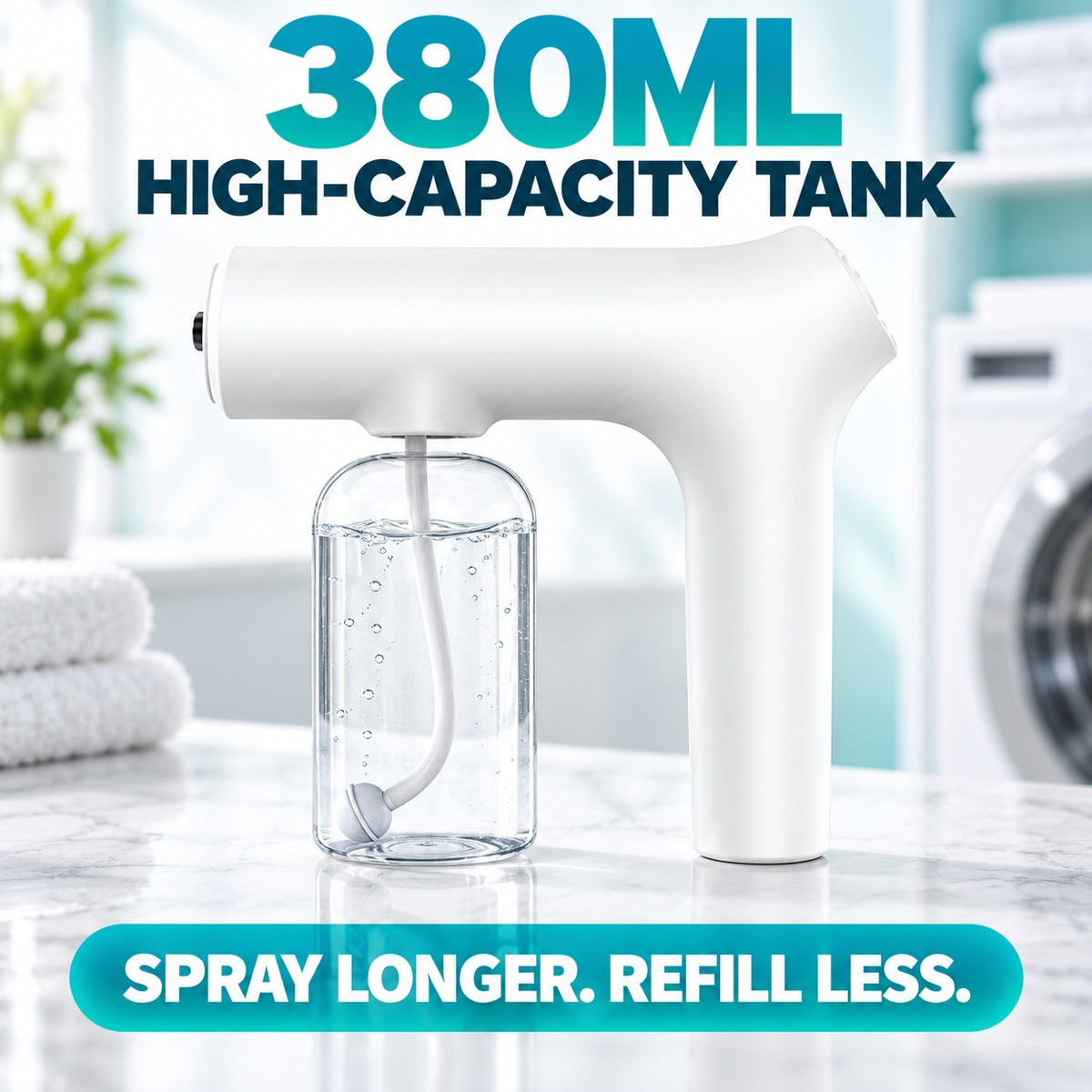 Clean More, Cord-Free — Cordless Nano Spray Gun 💨🔋