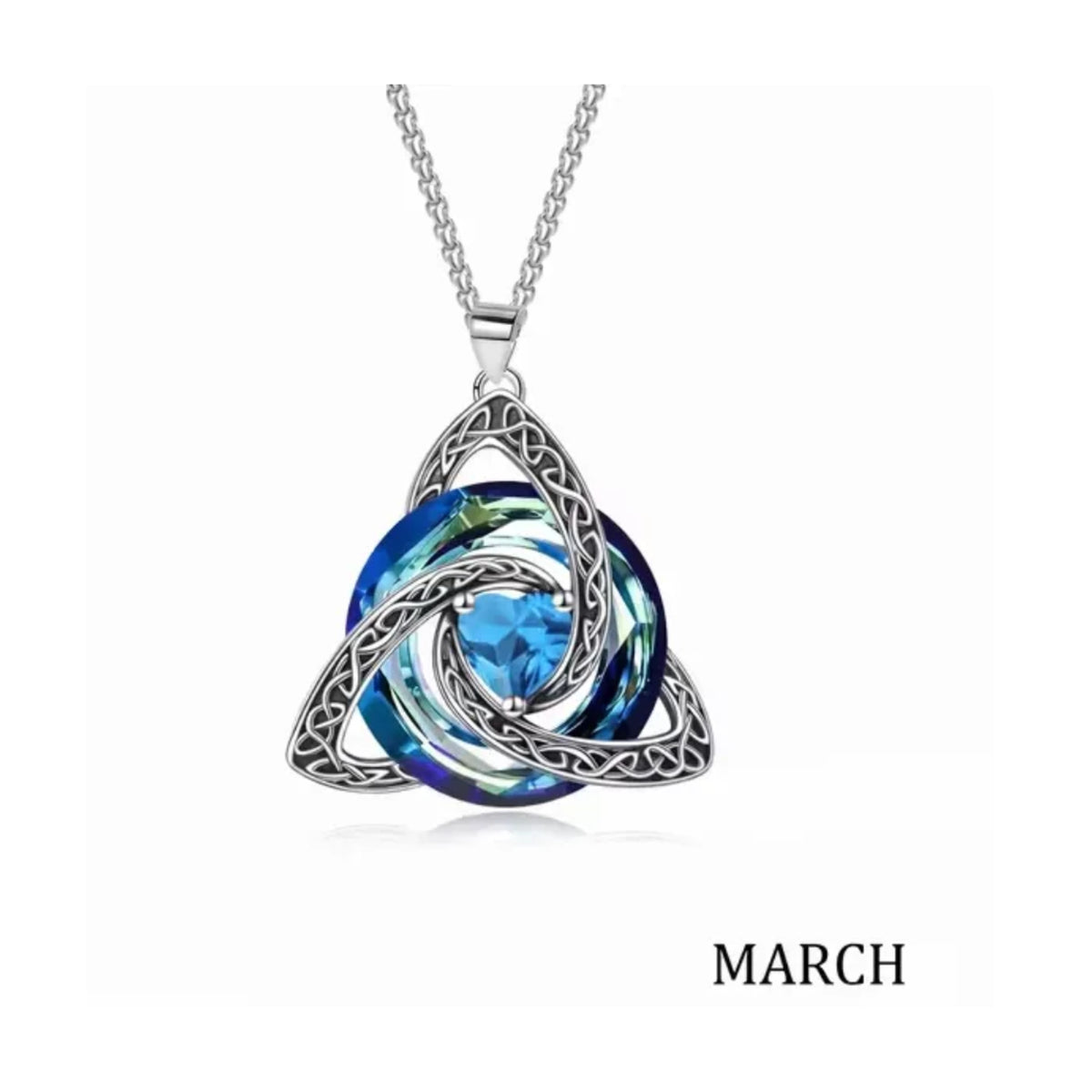Choose Her Birth Month ♾️✨ Women’s Celtic Crystal Necklace