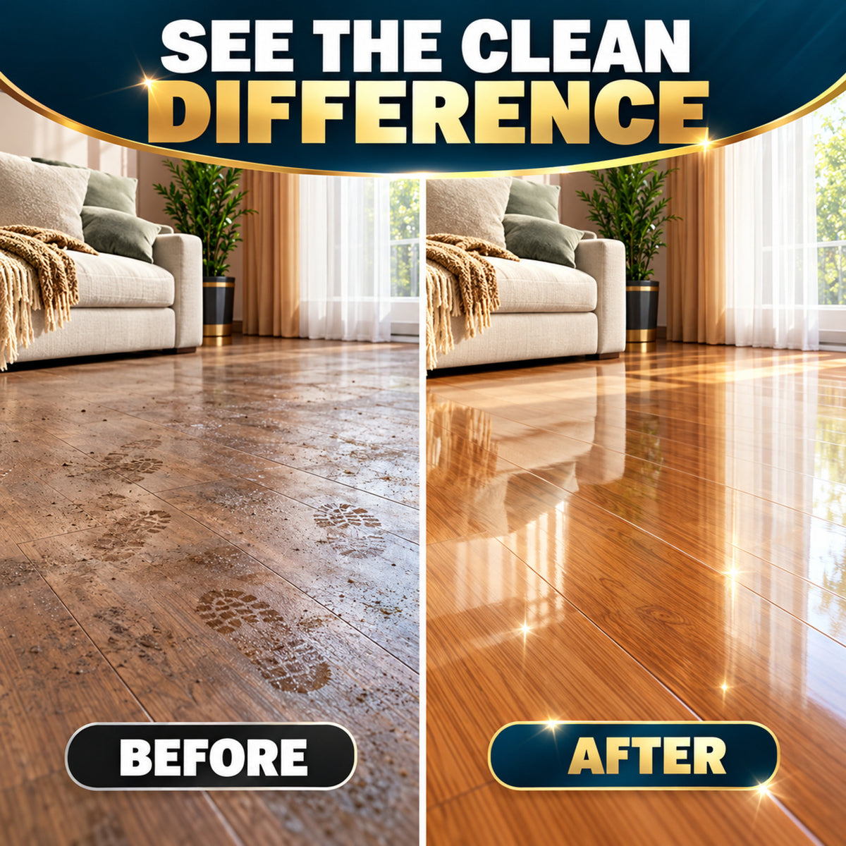 Make Floors Feel Fresh ✨🧹 Stain & Odor Floor Cleaner