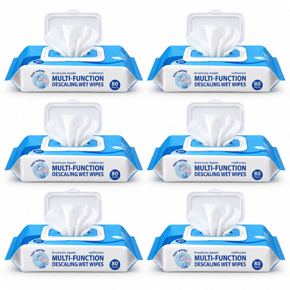 Freshen Up Faster ✨🛁 Multi-Function Descaling Cleaning Wipes