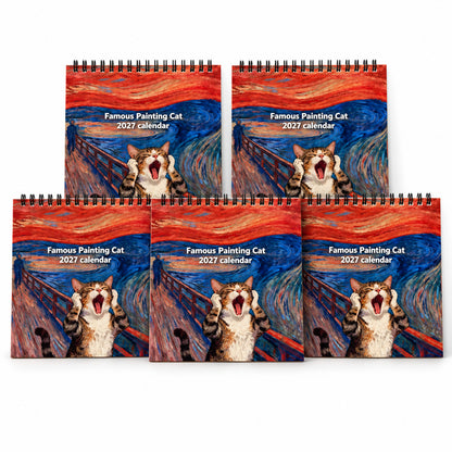 Gift More Daily Smiles 🎁😹 2027 Cat Art Calendar (offer)