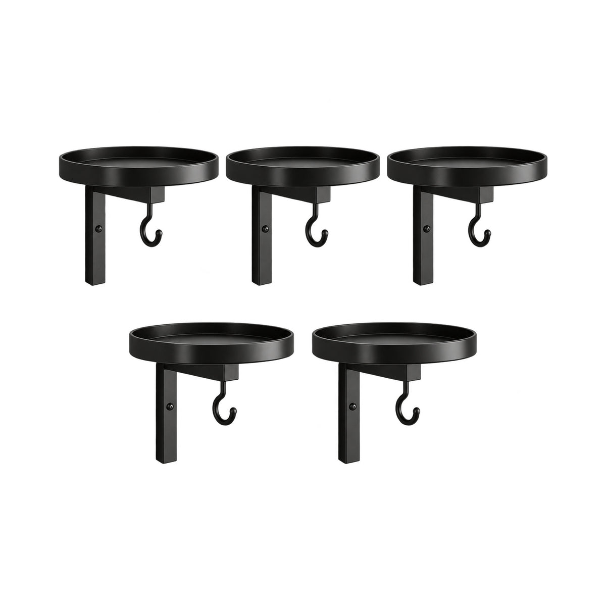 2-in-1 Wall-Mounted Bird Bath & Feeder Hook