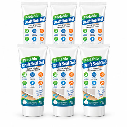 Stop Chilly Drafts 🌬️🪟 White Peelable Gap Sealant