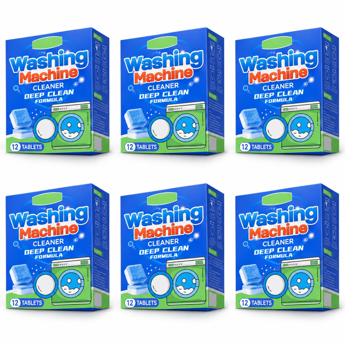 Fresh-Washer Essential — Deep Clean Washing Machine Tablets 🧼🌀