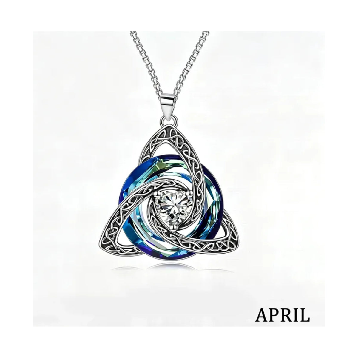 Choose Her Birth Month ♾️✨ Women’s Celtic Crystal Necklace