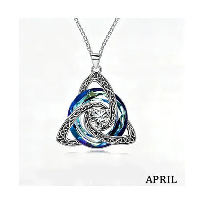 Choose Her Birth Month ♾️✨ Women’s Celtic Crystal Necklace