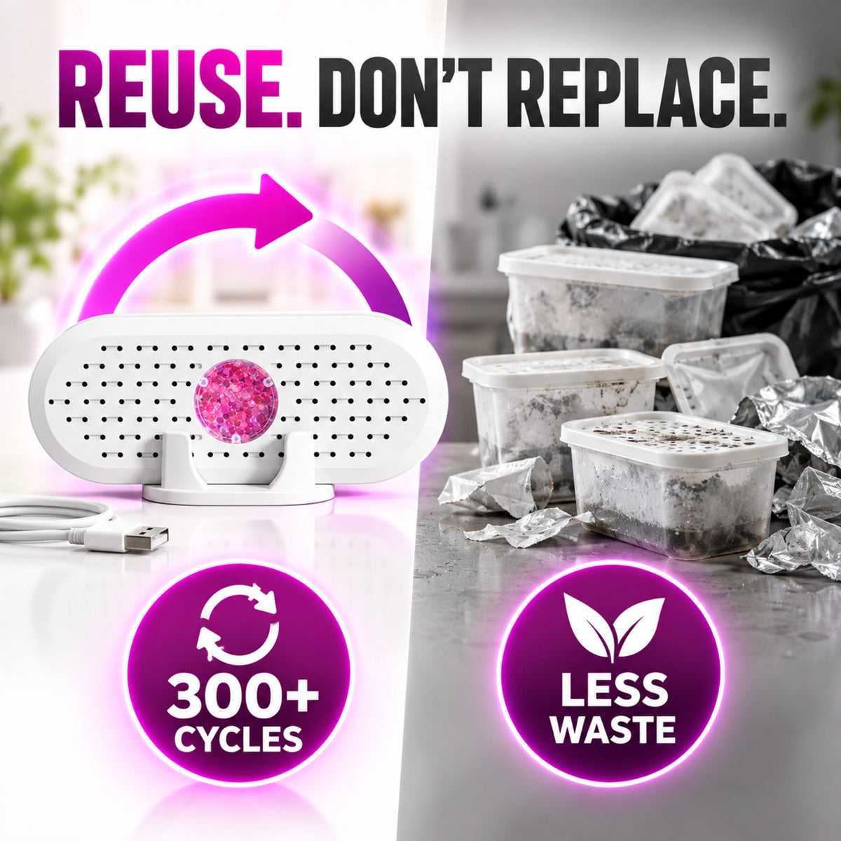 Small-Space Dryness Pick 💧♻️ Mini Reusable Household Dehumidifier