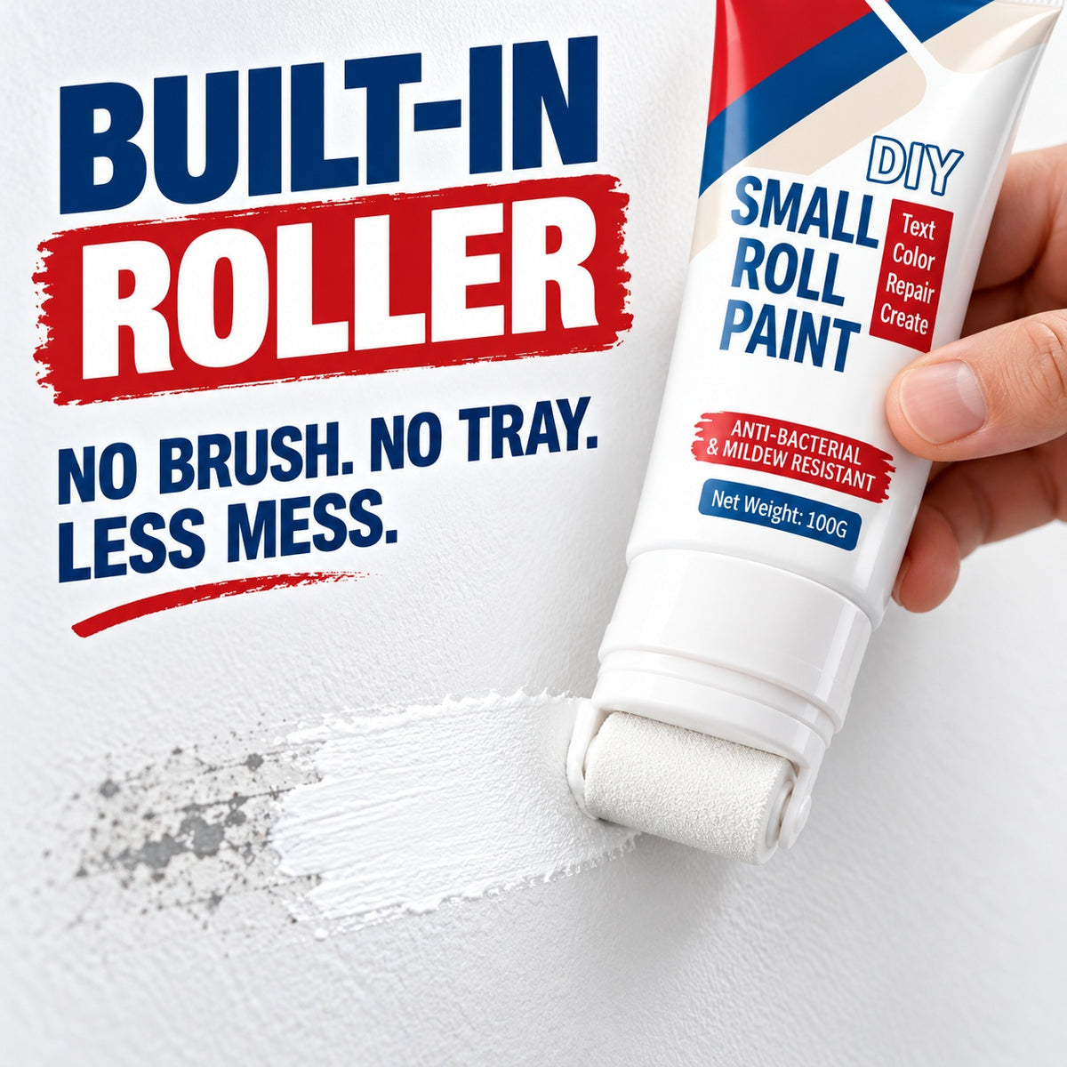 Easy DIY Touch-Ups 🎨🧽 Roll-On Wall Repair Paint