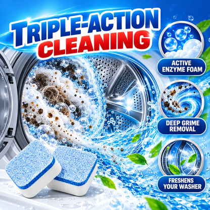 Fresh-Washer Essential — Deep Clean Washing Machine Tablets 🧼🌀