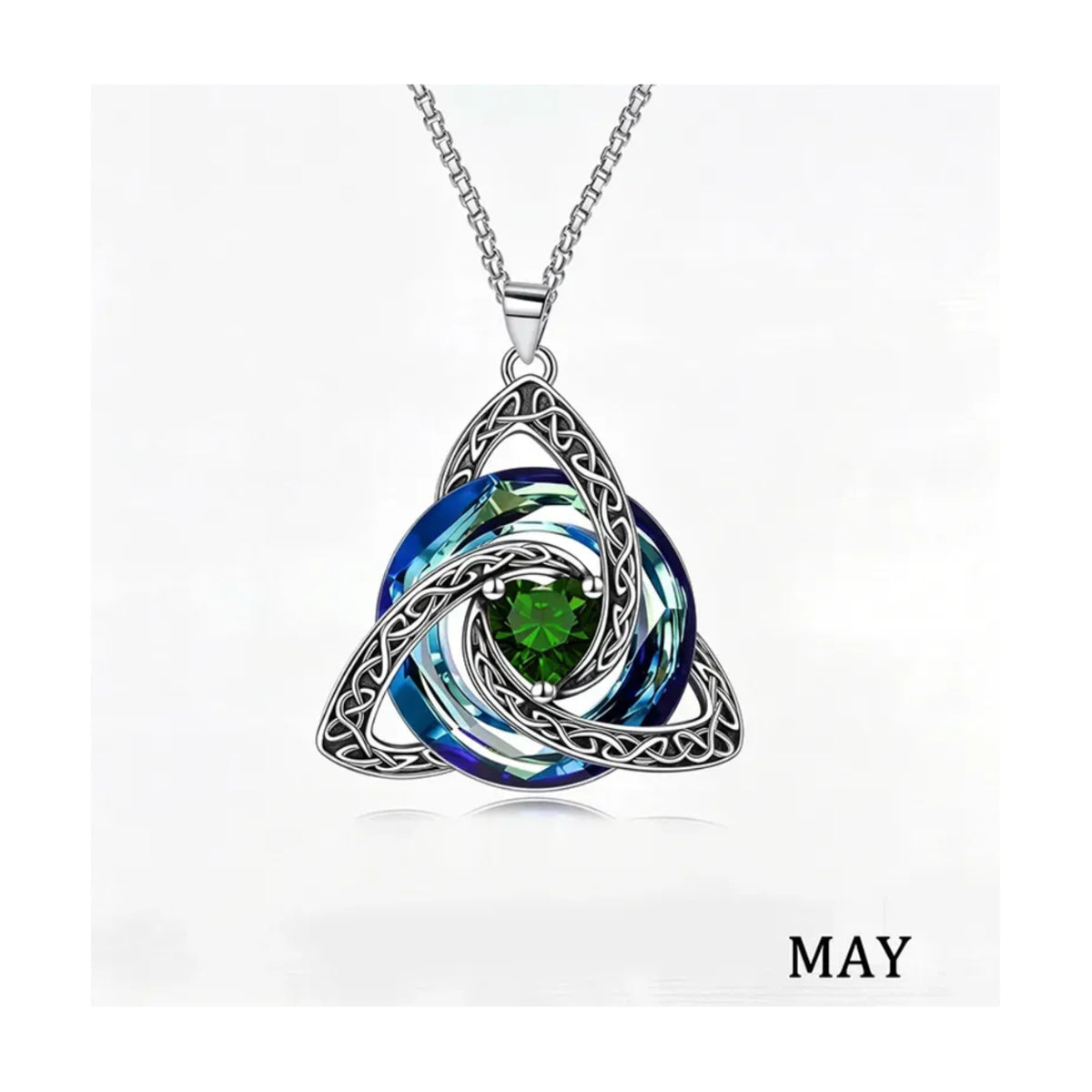 Choose Her Birth Month ♾️✨ Women’s Celtic Crystal Necklace