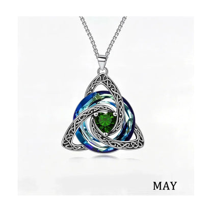 Choose Her Birth Month ♾️✨ Women’s Celtic Crystal Necklace