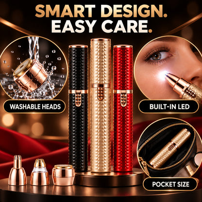 3-in-1 Portable Brow & Facial Hair Trimmer