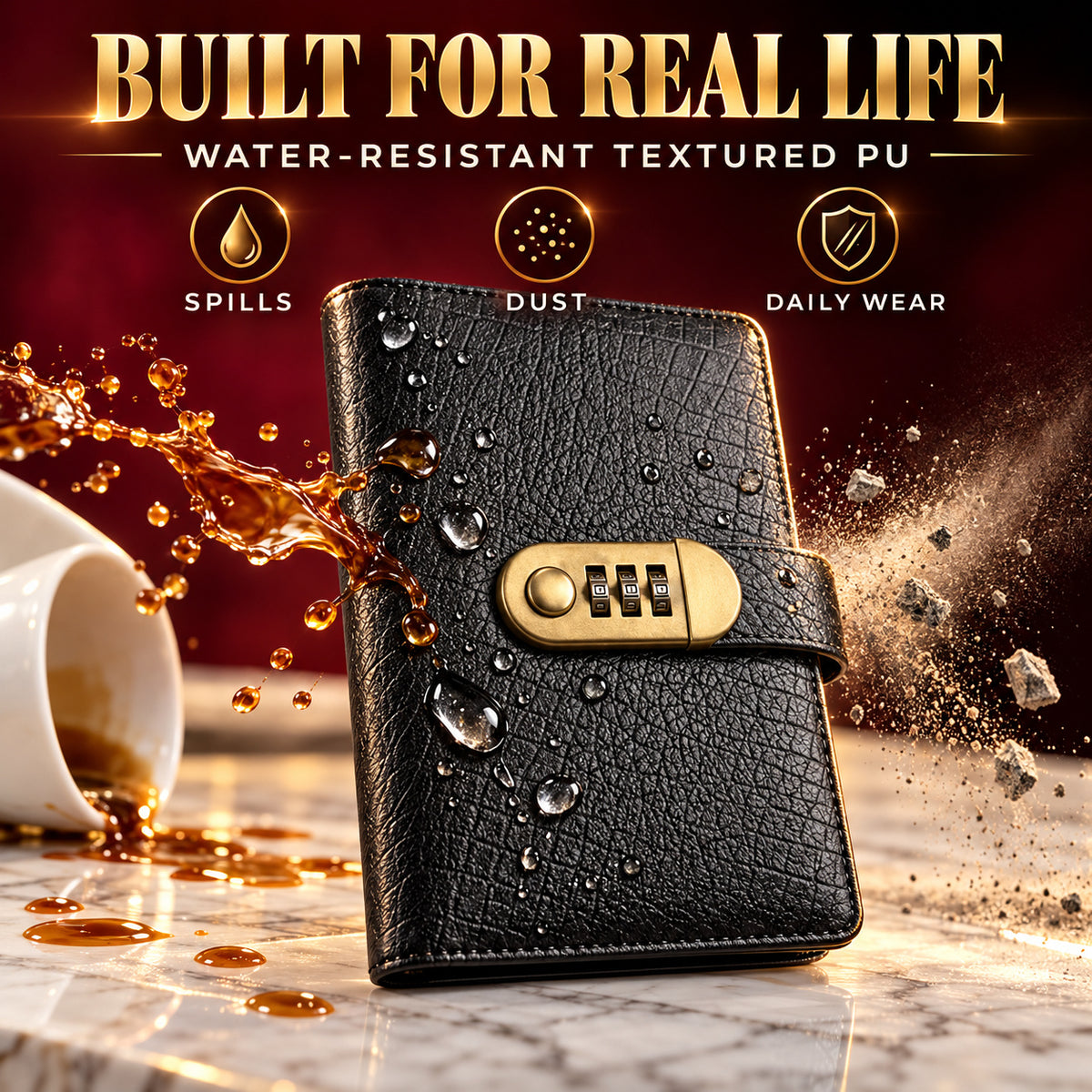 Start Saving Smarter 🔒💵 Password-Lock Cash Savings Binder