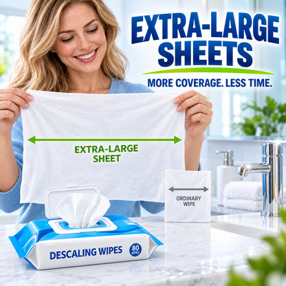 Freshen Up Faster ✨🛁 Multi-Function Descaling Cleaning Wipes