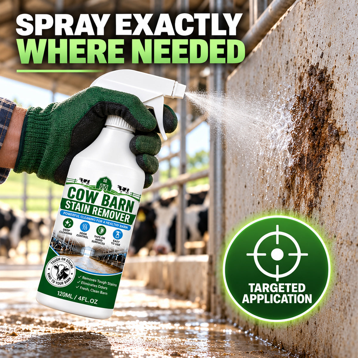 Freshen the Barn Faster 🐄💦 Farm Surface Stain Remover