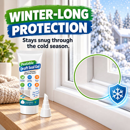 Stop Chilly Drafts 🌬️🪟 White Peelable Gap Sealant