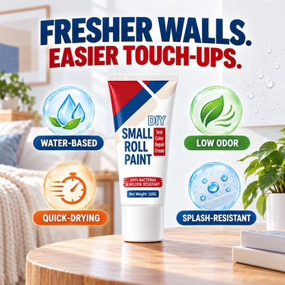 Easy DIY Touch-Ups 🎨🧽 Roll-On Wall Repair Paint