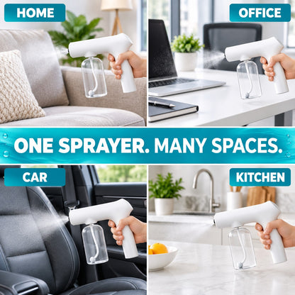 Clean More, Cord-Free — Cordless Nano Spray Gun 💨🔋