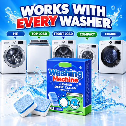 Fresh-Washer Essential — Deep Clean Washing Machine Tablets 🧼🌀