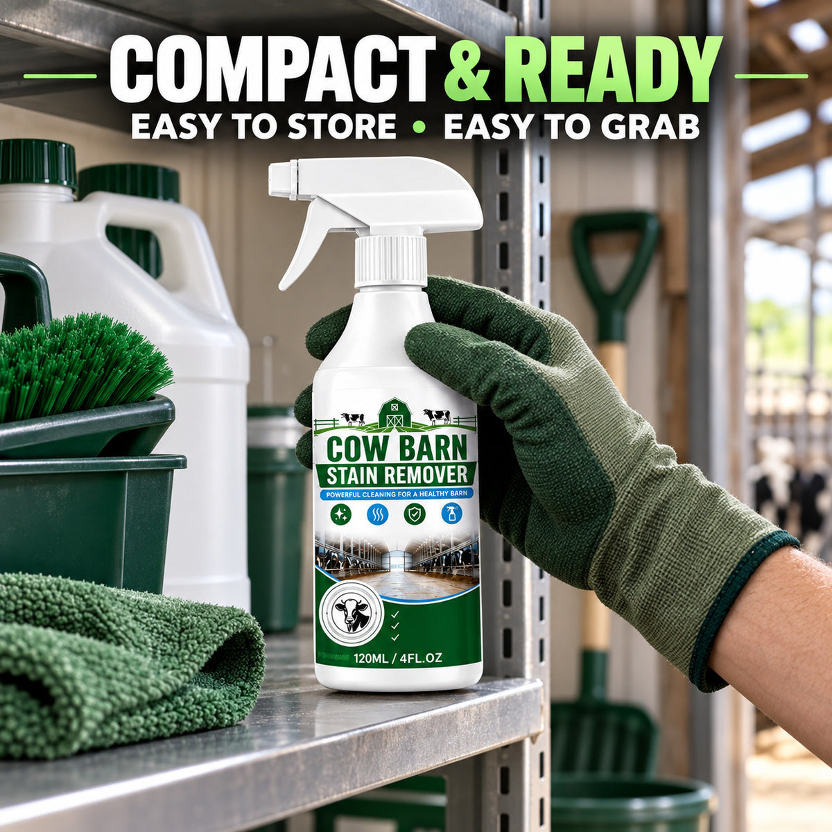 Freshen the Barn Faster 🐄💦 Farm Surface Stain Remover