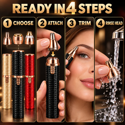 3-in-1 Portable Brow & Facial Hair Trimmer