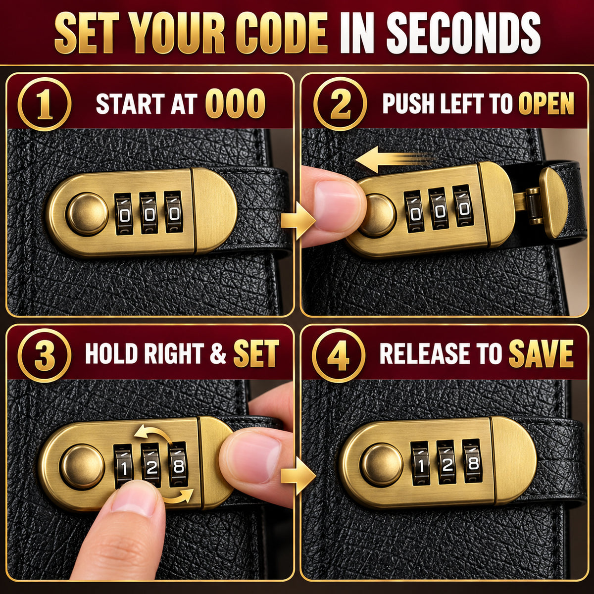 Start Saving Smarter 🔒💵 Password-Lock Cash Savings Binder