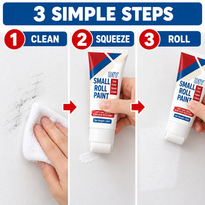 Easy DIY Touch-Ups 🎨🧽 Roll-On Wall Repair Paint