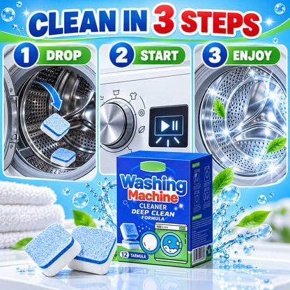 Fresh-Washer Essential — Deep Clean Washing Machine Tablets 🧼🌀