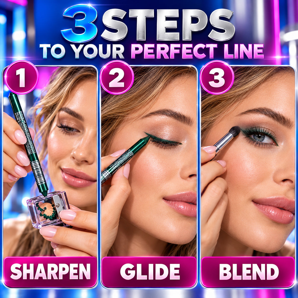 Create Endless Eye Looks 💜💫Smudge-Resistant Gel Eyeliner Collection