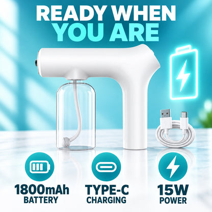 Clean More, Cord-Free — Cordless Nano Spray Gun 💨🔋