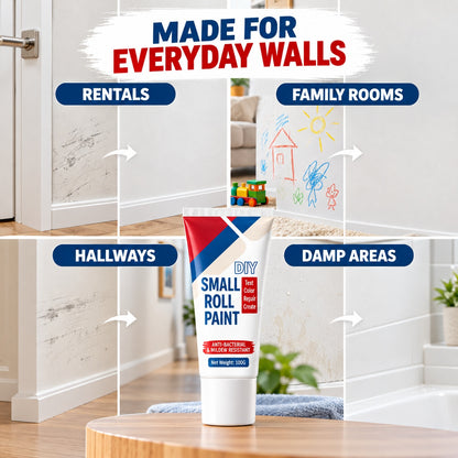 Easy DIY Touch-Ups 🎨🧽 Roll-On Wall Repair Paint