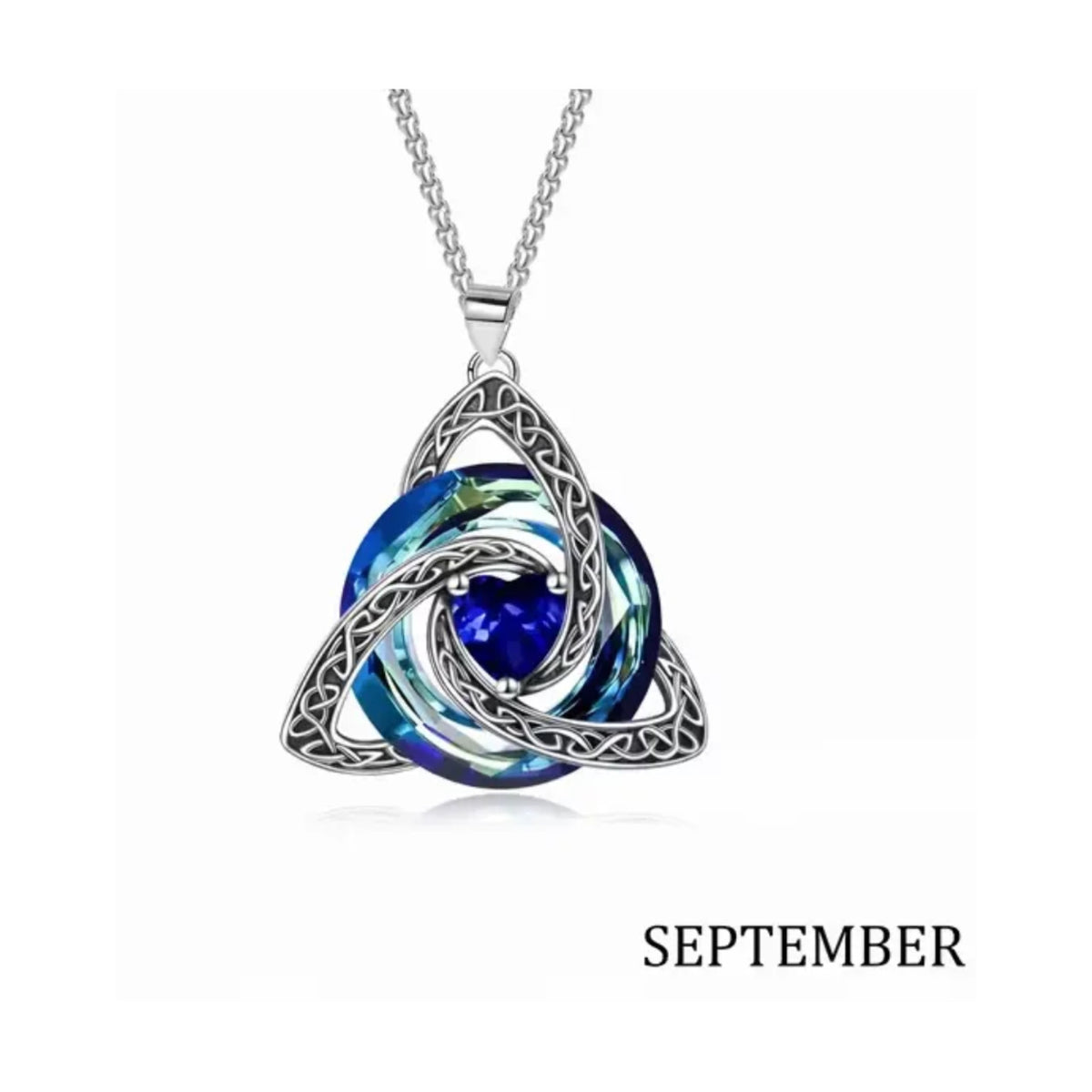 Choose Her Birth Month ♾️✨ Women’s Celtic Crystal Necklace