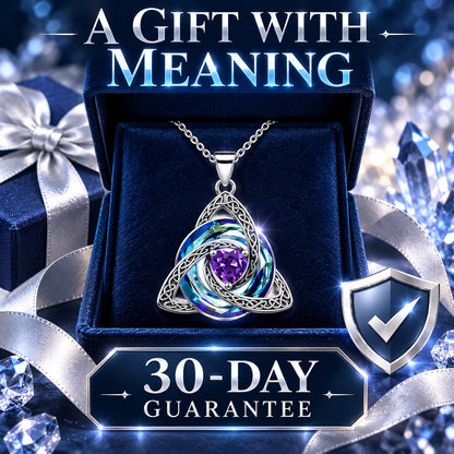 Choose Her Birth Month ♾️✨ Women’s Celtic Crystal Necklace