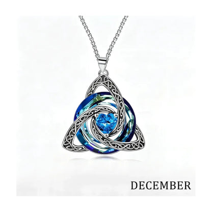 Choose Her Birth Month ♾️✨ Women’s Celtic Crystal Necklace