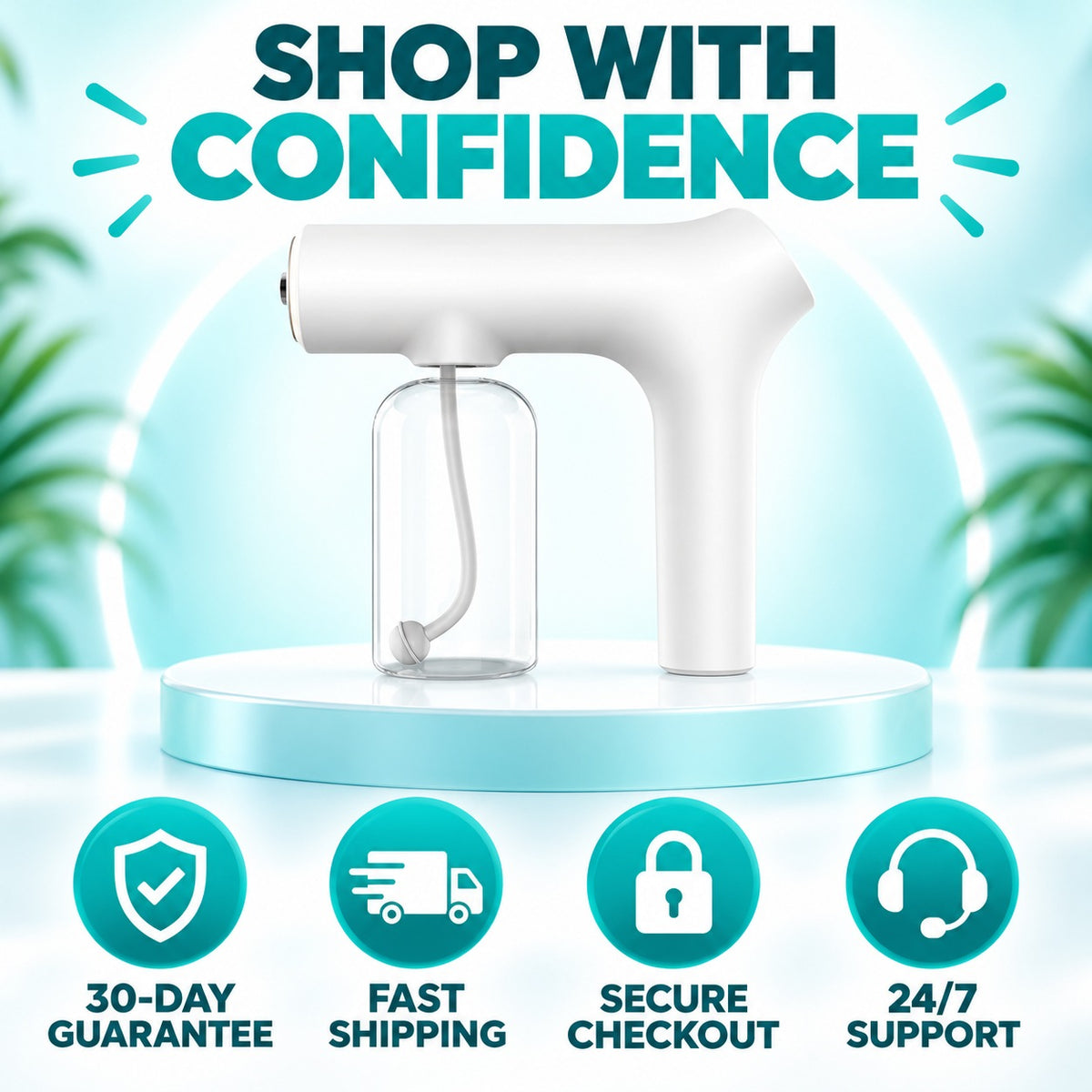 Clean More, Cord-Free — Cordless Nano Spray Gun 💨🔋