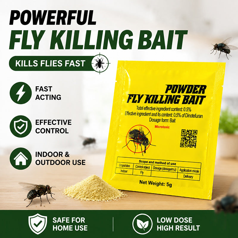 Fly Killing Bait Powder | Fast-Acting Indoor Fly Control（offer）