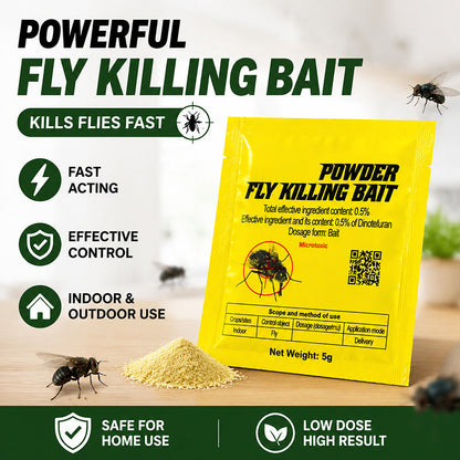 Fly Killing Bait Powder | Fast-Acting Indoor Fly Control（offer）