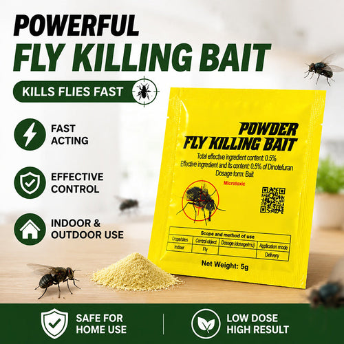 Fly Killing Bait Powder | Fast-Acting Indoor Fly Control（offer）