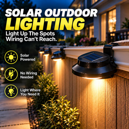 🅷Auvirelo™ Outdoor Waterproof Solar LED Gutter Wall Lights