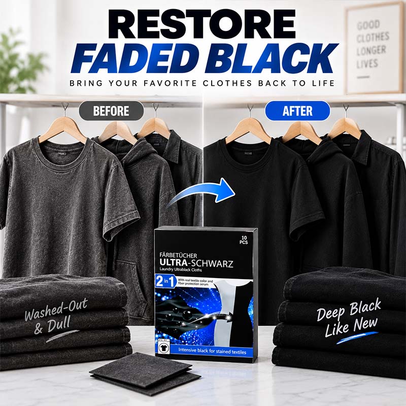 Refresh Faded Black Clothes in Every Wash